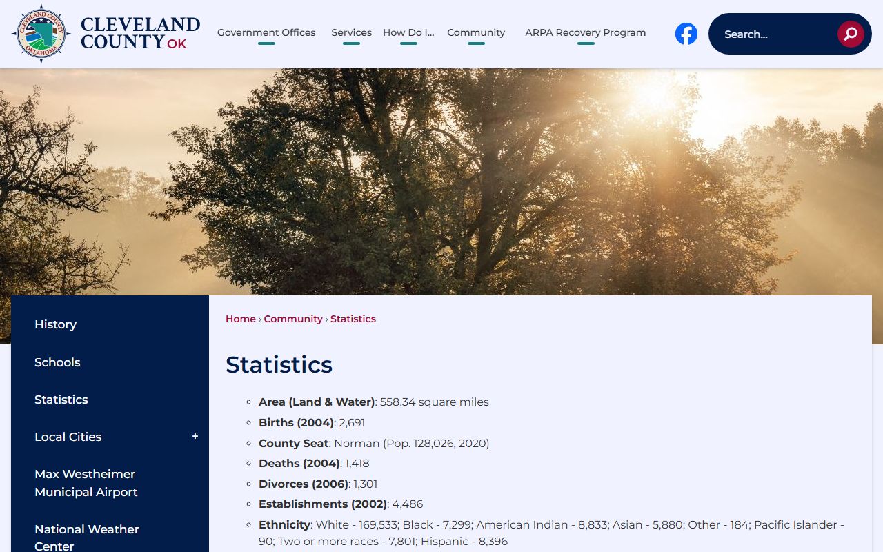 Cleveland County arrest records and court charges county statistics