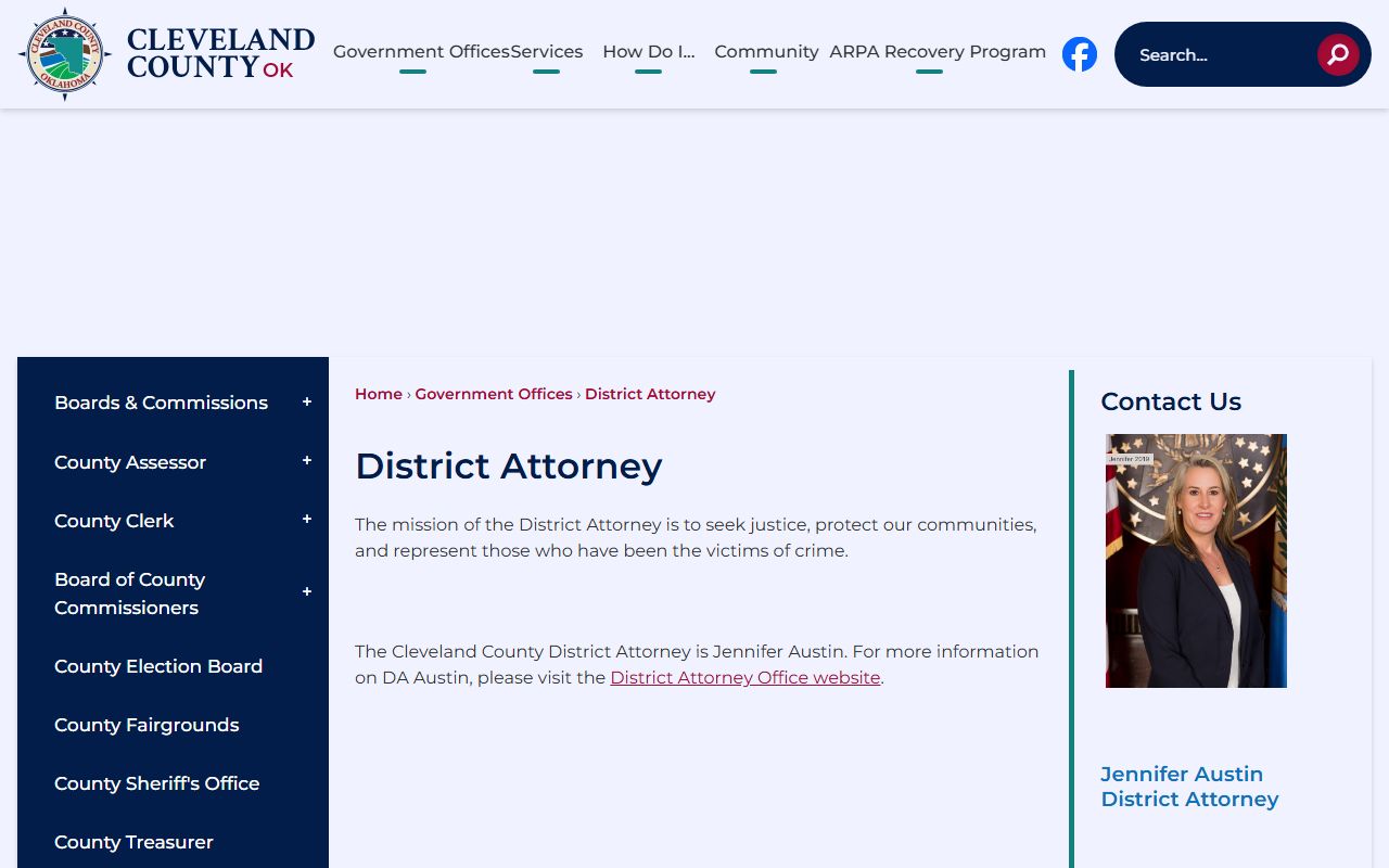 Cleveland County District Attorney office tied to district court criminal records